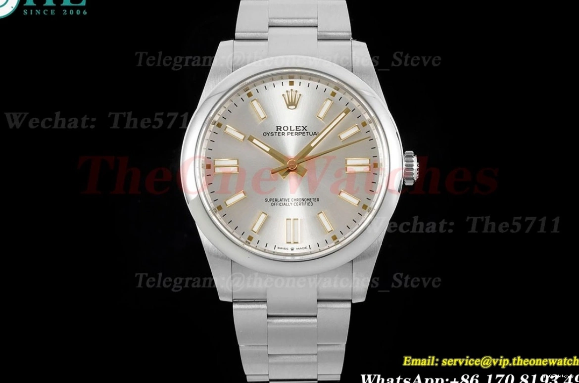 41mm SS Silver SS VS3230 Perpetual Oyster VSF 124300 Dial 0402